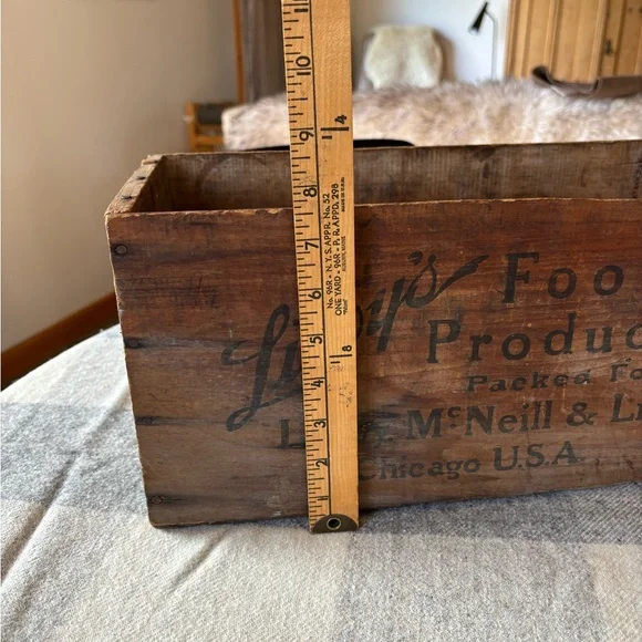 Antique Wooden Crate - Picture 9 of 9